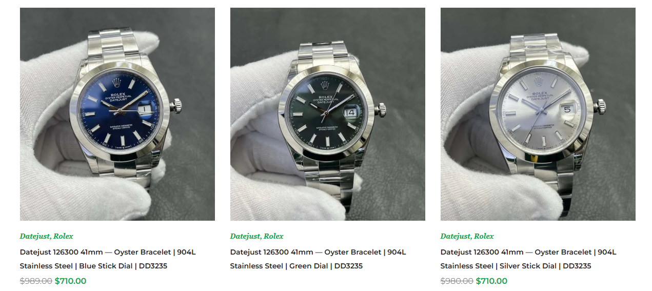 replicas genuine watches